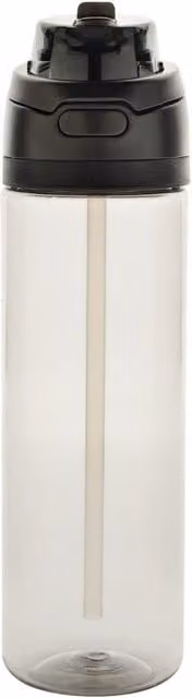 XD Design Omni Sip RPET 800ml Water Bottle in Black and Transparent