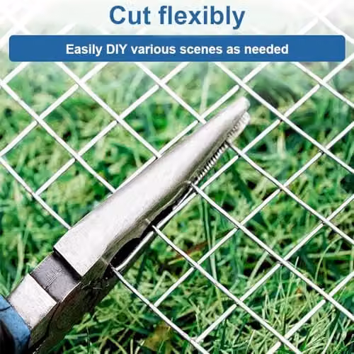 Hygrad Silver Galvanised Steel Welded Wire Mesh Fence – 3