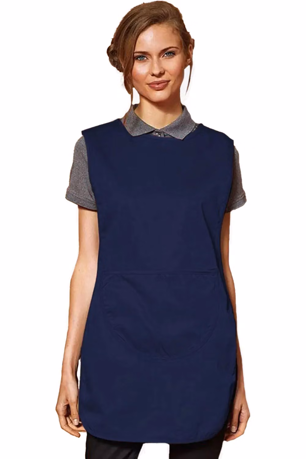 Premier Women's Pocket Tabard Workwear Pack of 2 in Blue, Size: XL – 2