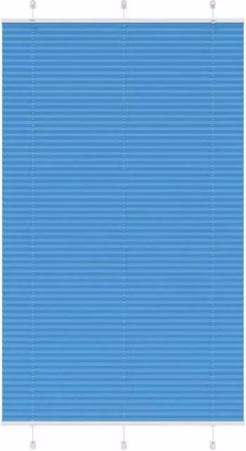 Berkfield Home Single Pleat Blue Polyester Semi-Transparent Corded Blind, W: 120 cm, H: 200 cm – 1