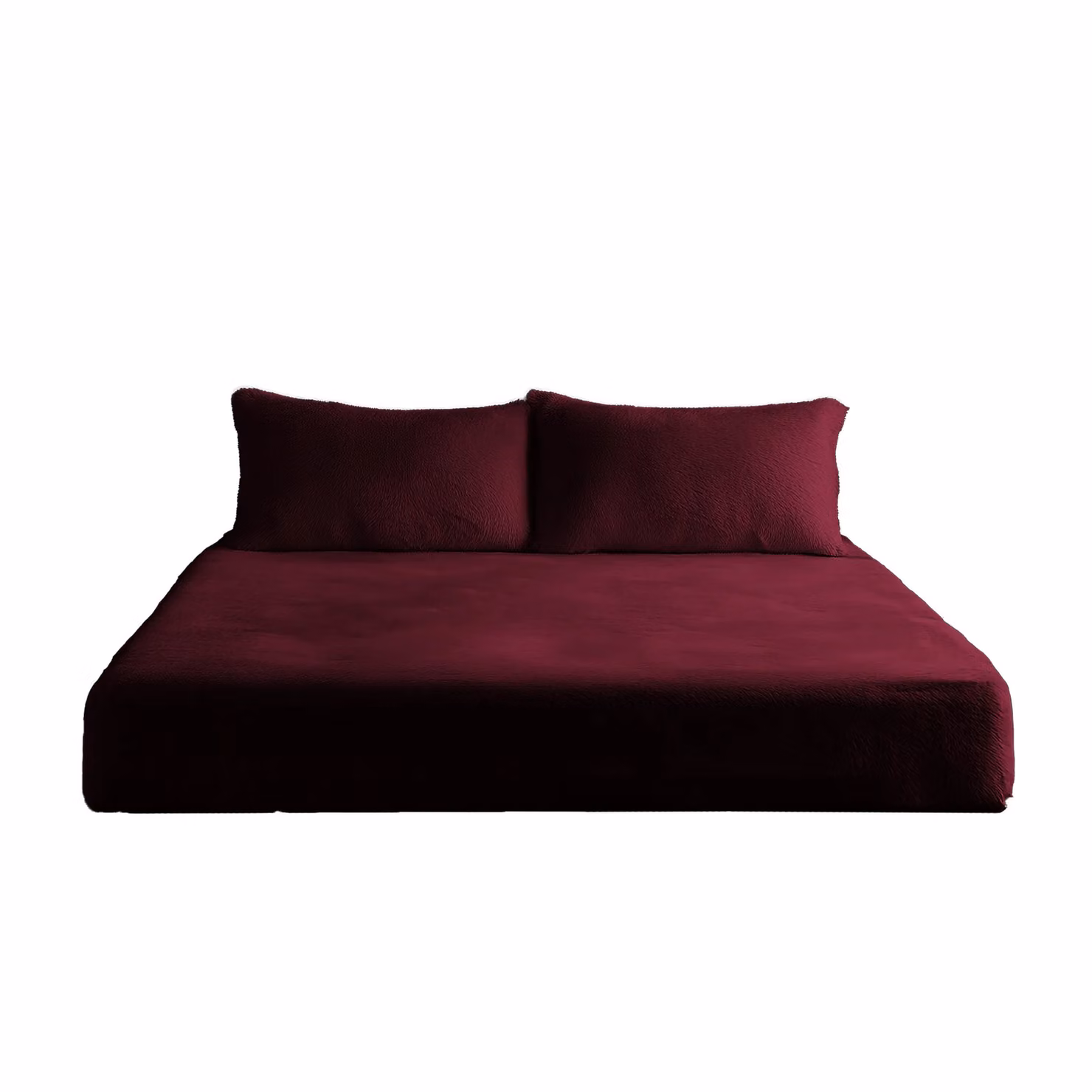 Snug City Teddy Fleece Extra Deep Fitted Sheet, Purple, Double, W/D/H: 140 x 200 x 30 cm – 2