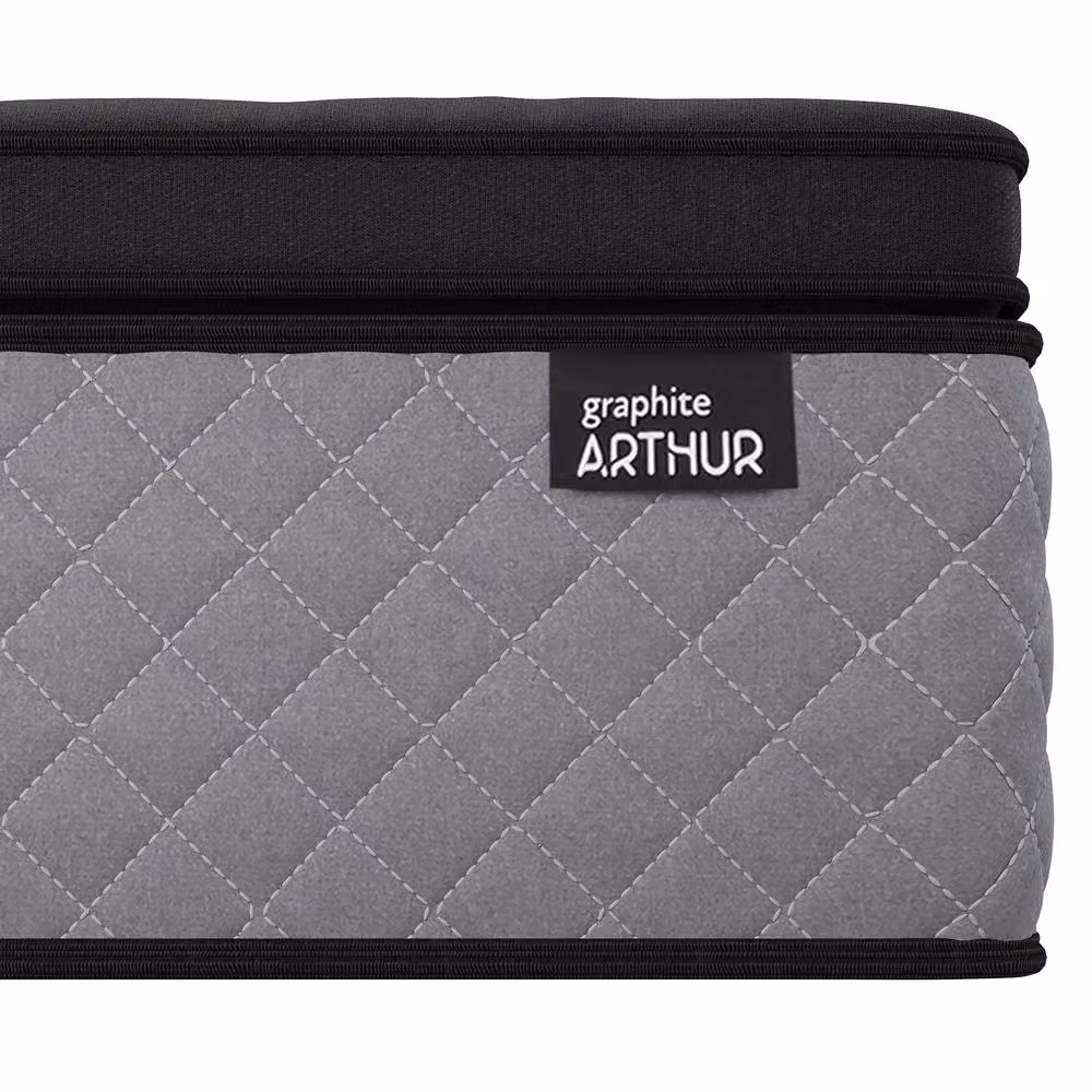 Arthur Sleep Arthur 3000 Pocket Hybrid Mattress in Charcoal, W/D/H: 120 x 200 cm – 7