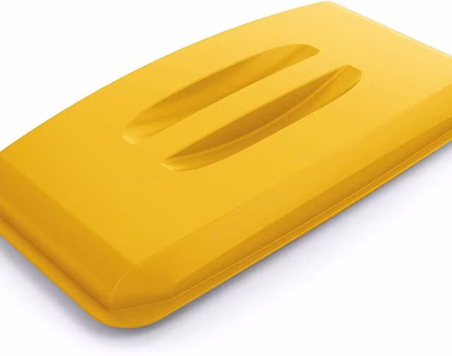 Durable DURABIN Waste Bin Lid for 60 Litre Bin, Yellow