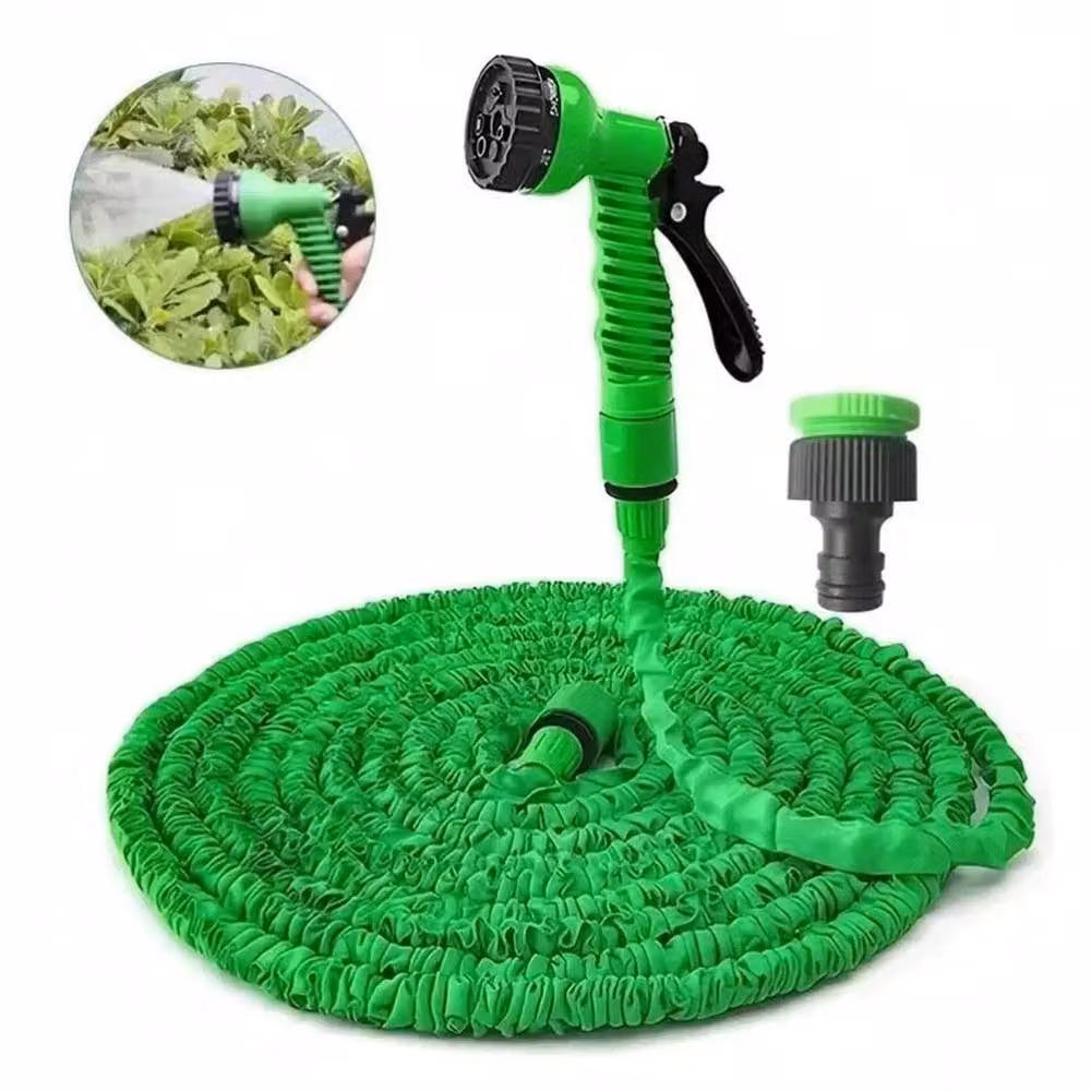 FLAVORA Green Expandable Magic Garden Hose Pipe, 7.5m – 2