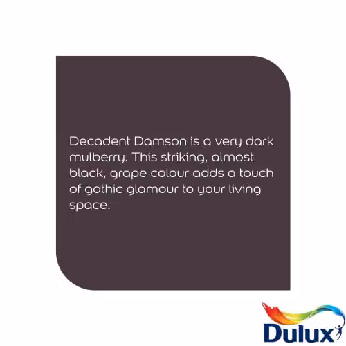Dulux Easycare Washable and Tough Matt Emulsion Paint in Decadent Damson Purple, 2.5L – 4