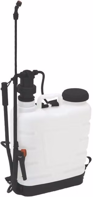 Oypla 16L Manual Knapsack Garden Pressure Sprayer in White