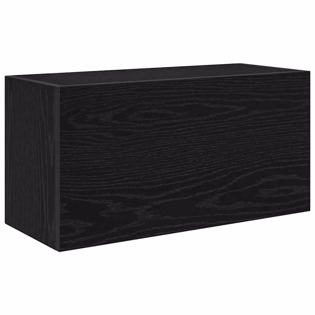 Berkfield Home Black Matt Wall Mounted Bathroom Cabinet W/D/H: 60 x 25 x 30 cm – 2