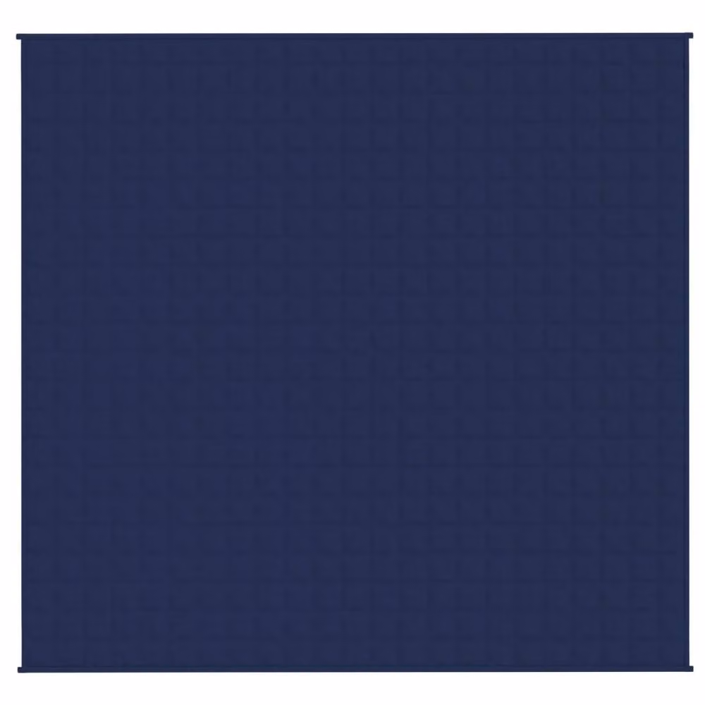Berkfield Home Navy Blue Weighted Blanket, 11 kg, W: 220 cm, D: 230 cm – 3