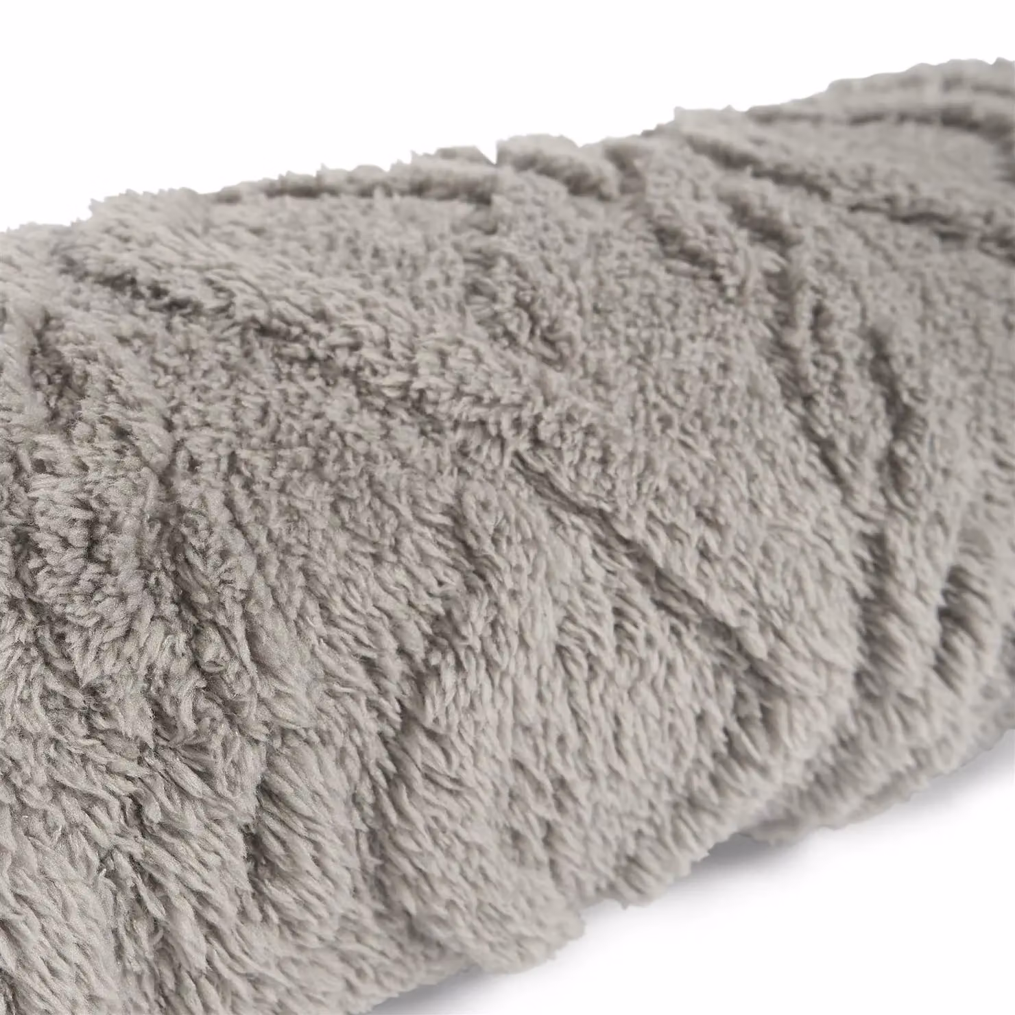 OHS Grey Cable Knit Decorative Draught Excluder – 2