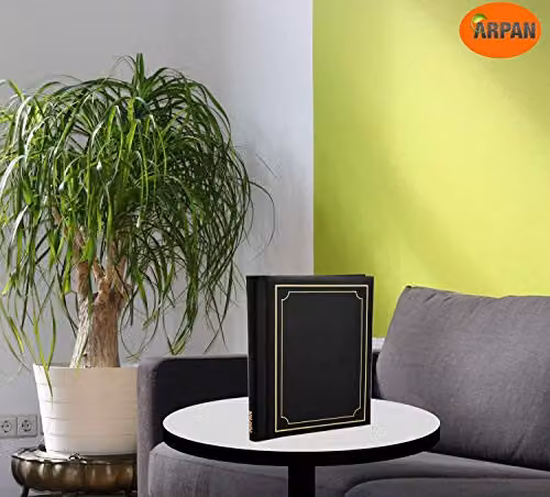 Arpan Set of 3 Self Adhesive Photo Albums in Black with 108 Sheets – 7