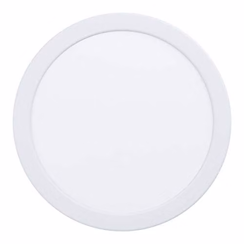 Loops White Round LED Wall and Ceiling Flush Downlight, 16.5W, 4000K Cool White, 21.6 cm