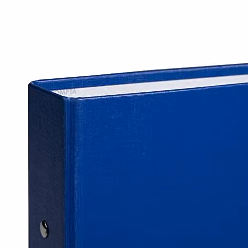 Exacompta A5 Polypropylene Ring Binder in Blue and Multicolour – 3
