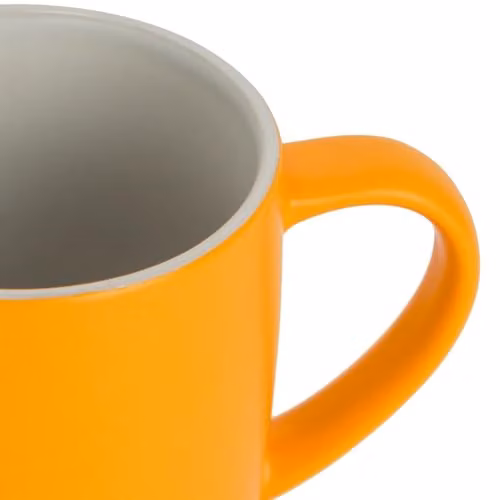 Argon Tableware Matte Yellow Ceramic Stoneware Coffee Mugs, 350ml, Pack of 4 – 2