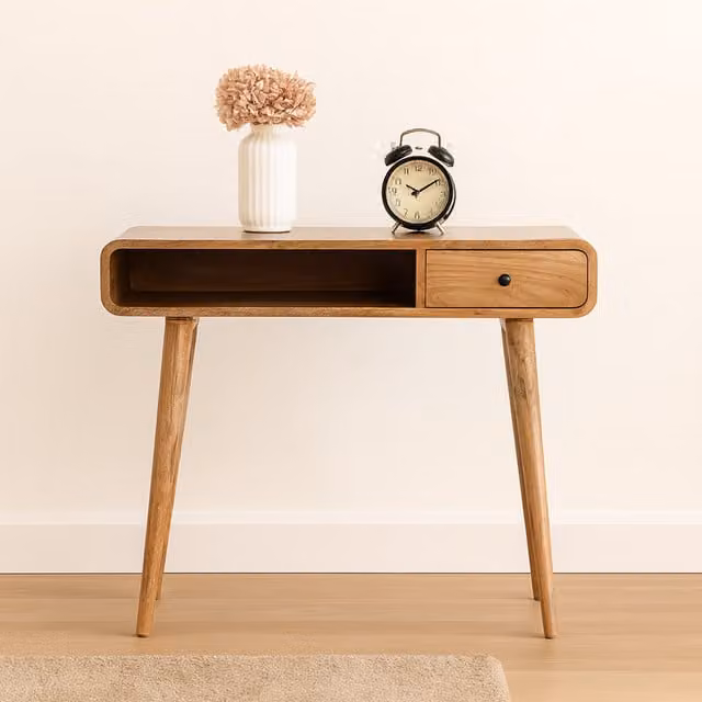 Artisan Furniture Mango Wood Writing Desk in Brown