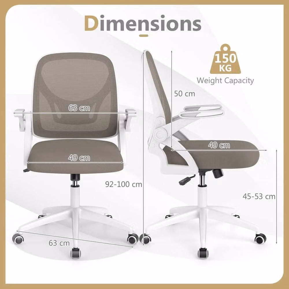 Kelvenix Ergonomic Mesh Office Chair in Grey – 2
