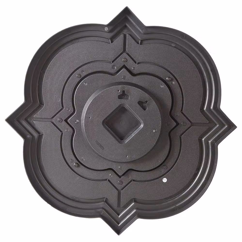 Wyld and Coco Irregular Black Frame Wall Mirror, 51 cm – 5