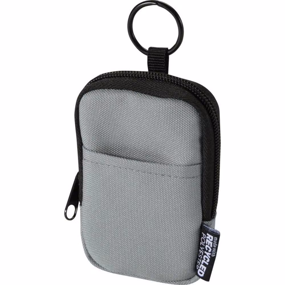 Floso Byron Clip & Go Small Pouch in Grey Polyester – 2