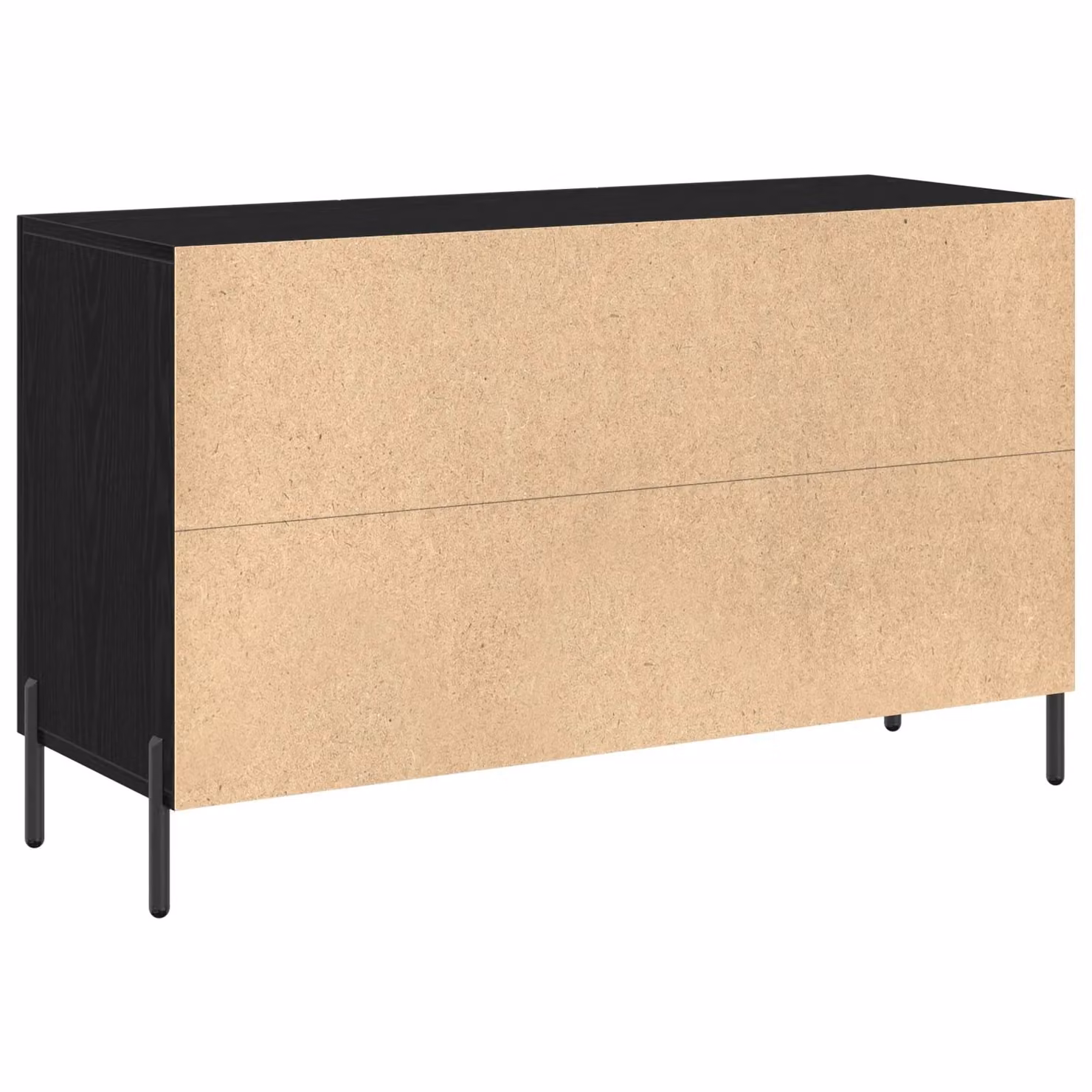 Berkfield Home Black Oak Sideboard, W/D/H: 100 x 36 x 60 cm – 4