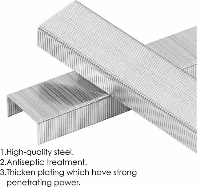 Foska Silver Steel 26/6 Staples, Pack of 1000