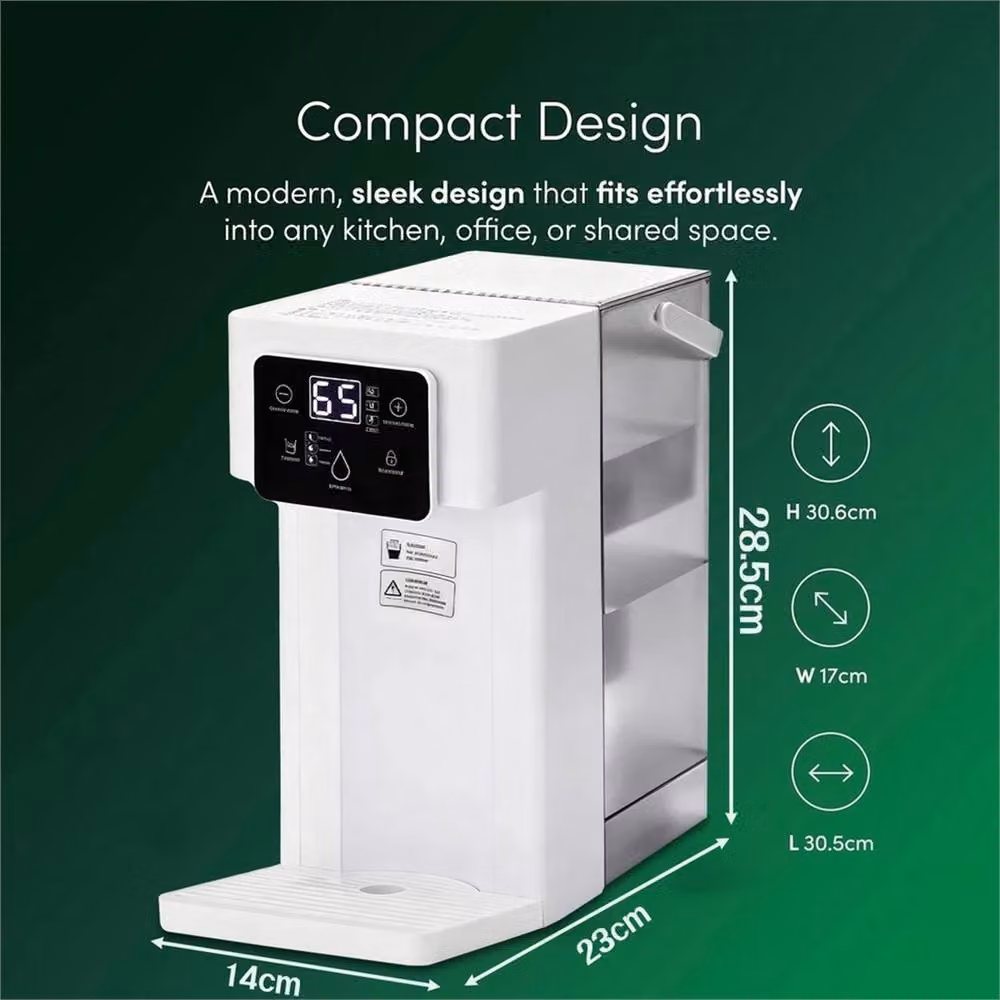 Nordara 3L Instant Hot Water Countertop Fast Heating Boiler in White – 2
