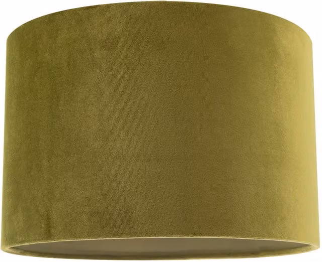 Happy Homewares Modern Round Fabric Lamp Shade in Green, Diameter: 30 cm – 3