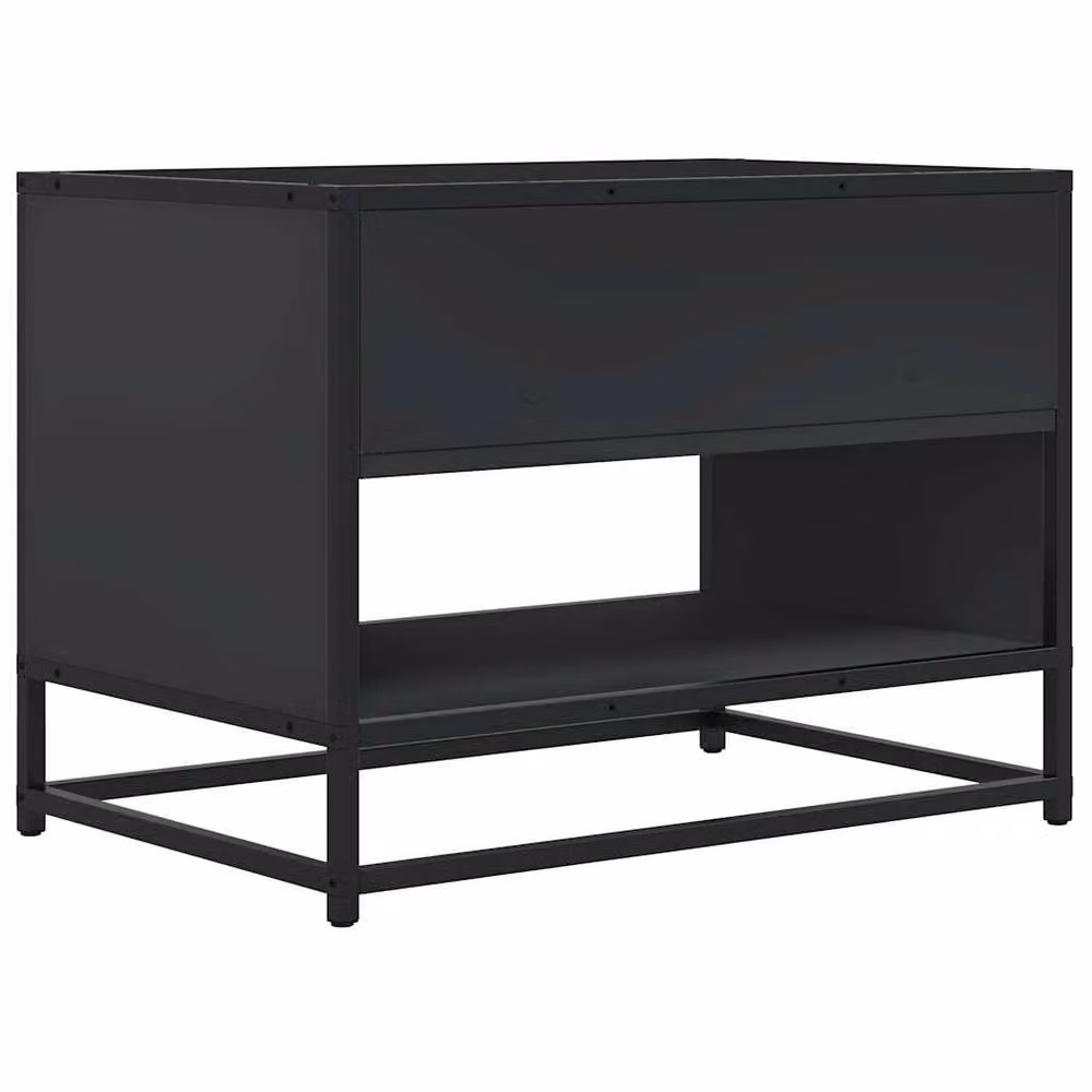 Berkfield Home Industrial TV Cabinet in Black, W/D/H: 61 x 40 x 46 cm – 6