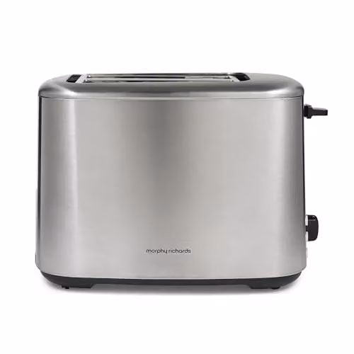 Morphy Richards Equip 2 Slice Toaster in Brushed Silver Stainless Steel with 800W Power and Cable Storage – 1