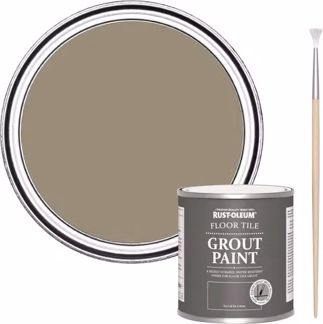 Rust-Oleum Floor Grout Paint Cafe Luxe Brown 250ml