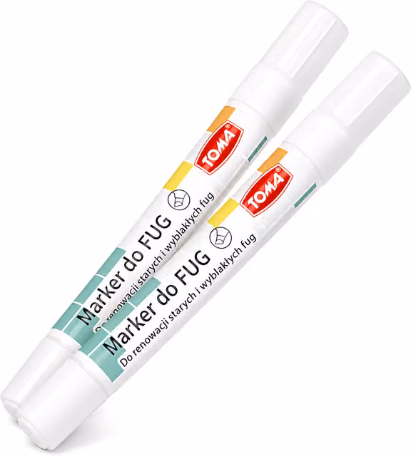 Sola White Grout Marker Pen for Tile Joints, 2 Pack