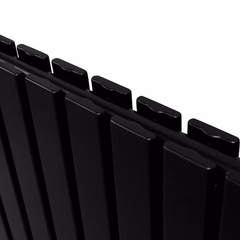 Monstershop Designer Flat Panel Steel Radiator in Matt Black, W: 160 cm, H: 56 cm – 6