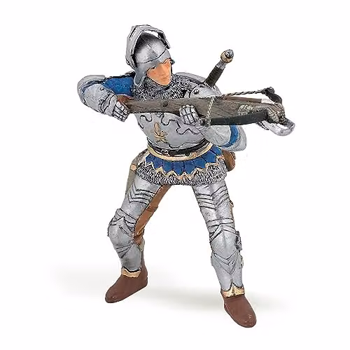 Papo Blue Armoured Crossbowman Figure from the Fantasy & Medieval Collection