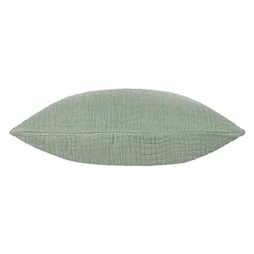 Riva Home Plain Green Cotton Square Cushion with Removable Polyester Filling W/D/H: 45 x 45 x 45 cm – 2