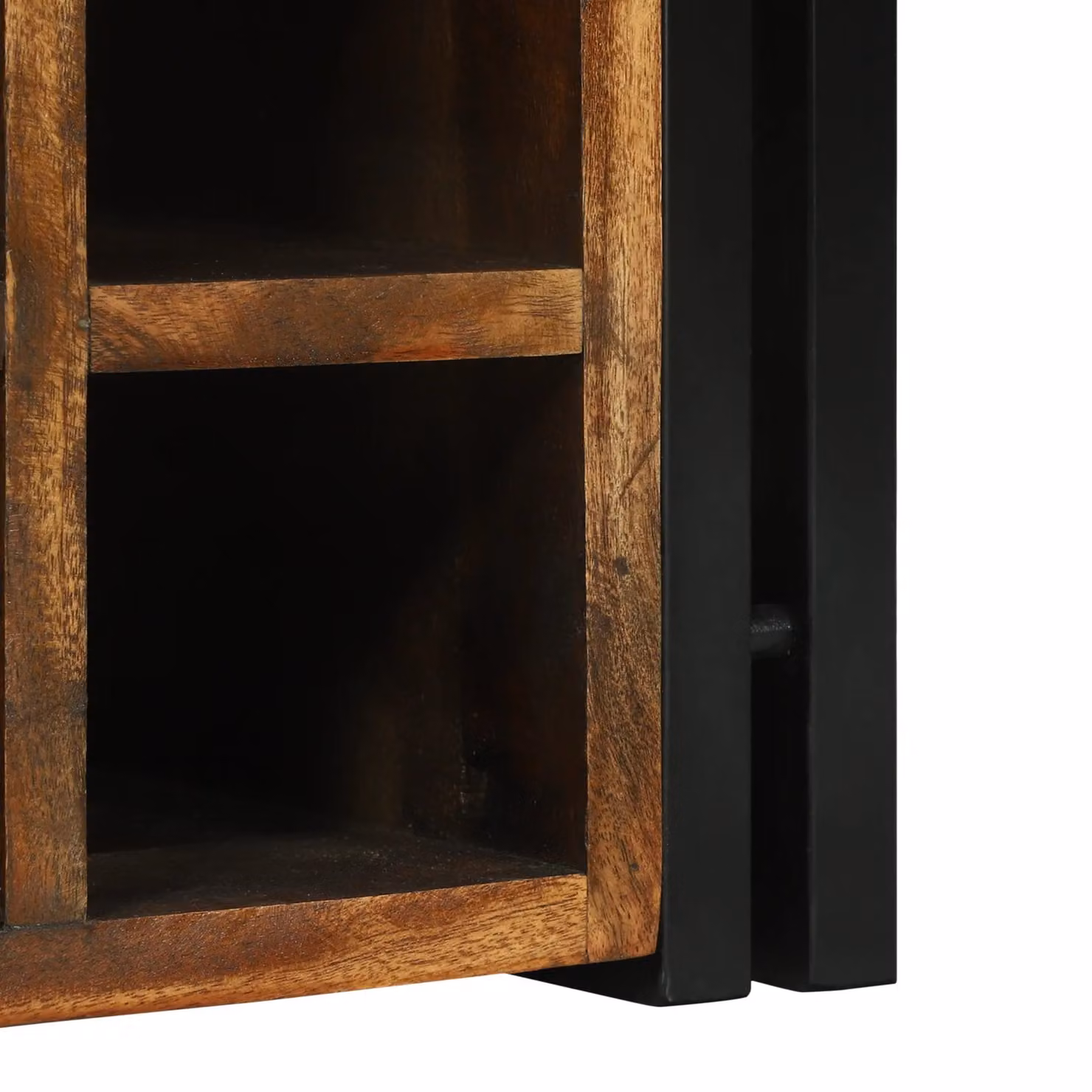 Berkfield Home Rustic Reclaimed Solid Wood Wine Rack in Brown, W/D/H: 34.5 x 35 x 39 cm – 4