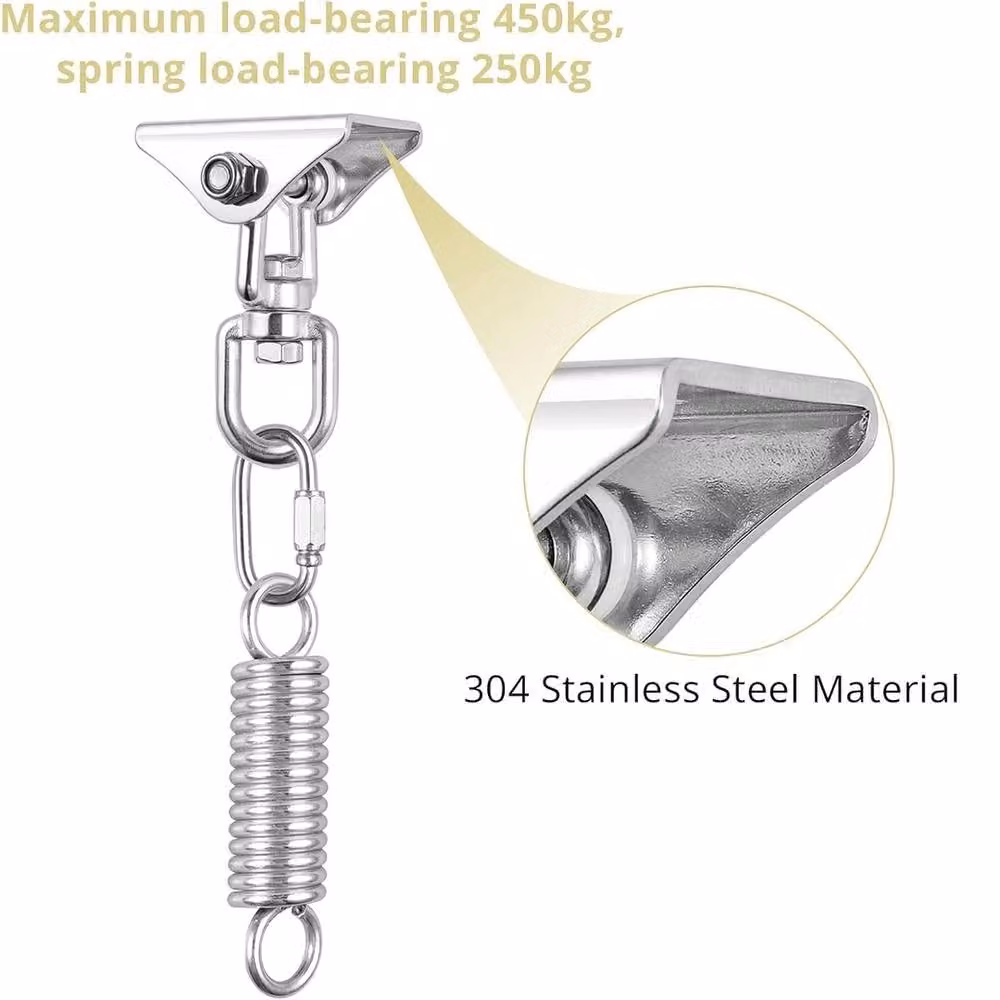 SPETLEK Heavy Duty Silver Ceiling Swing Hanger Hook – 2
