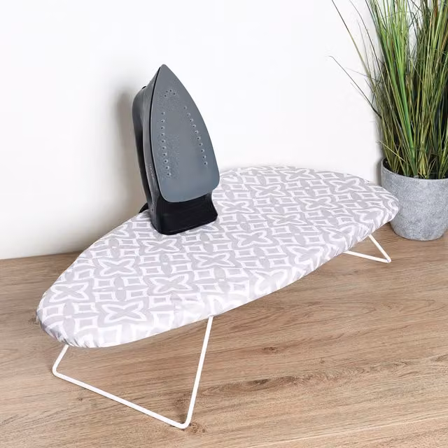 My Laundry Tabletop Ironing Board in Grey and White
