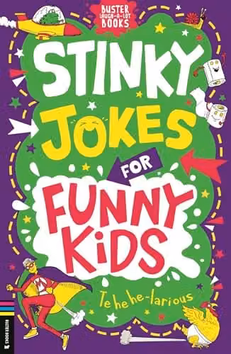 Stinky Jokes for Funny Kids by Buster Books, Multicolour Paper Book – 1