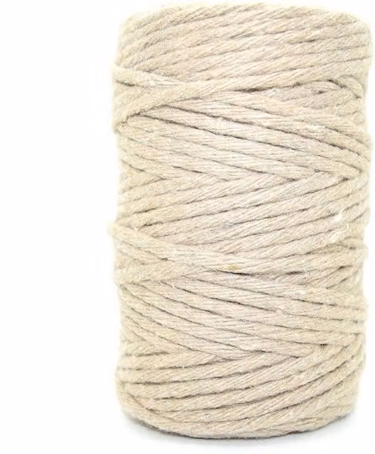 SolaDirect Premium Red Macrame Cord Twine Natural Cotton Craft Rope