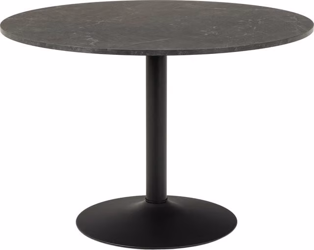 Furniture To Go Ibiza Round Dining Table in Black