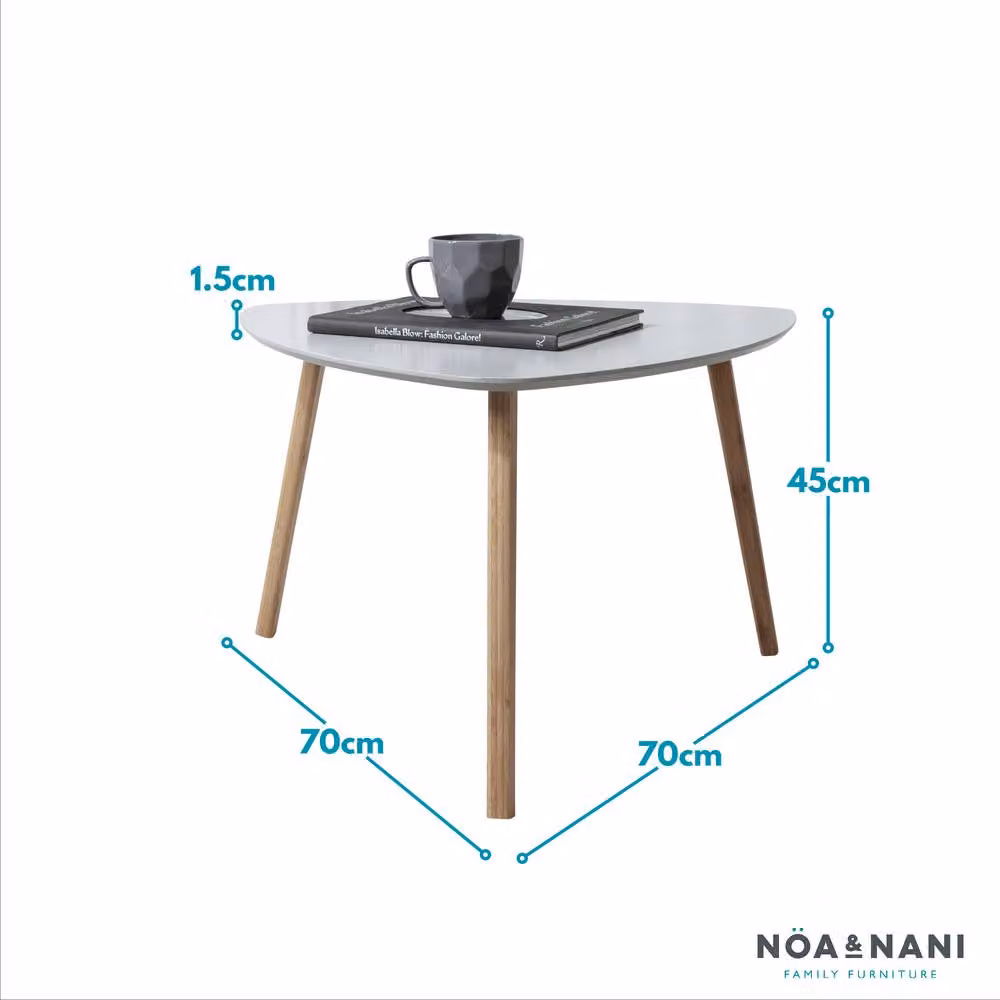 Nöa and Nani Malme Extra Large Side Table in Chalk Grey and Natural Pine – 2