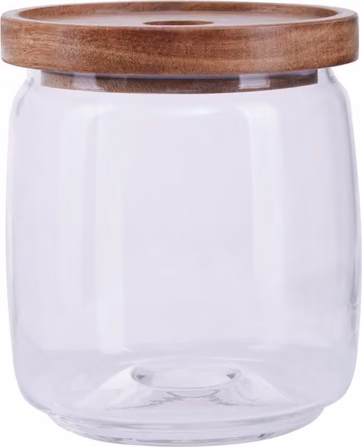 Orsina Airtight Glass Storage Jar with Lid, 860ml, Clear – 1