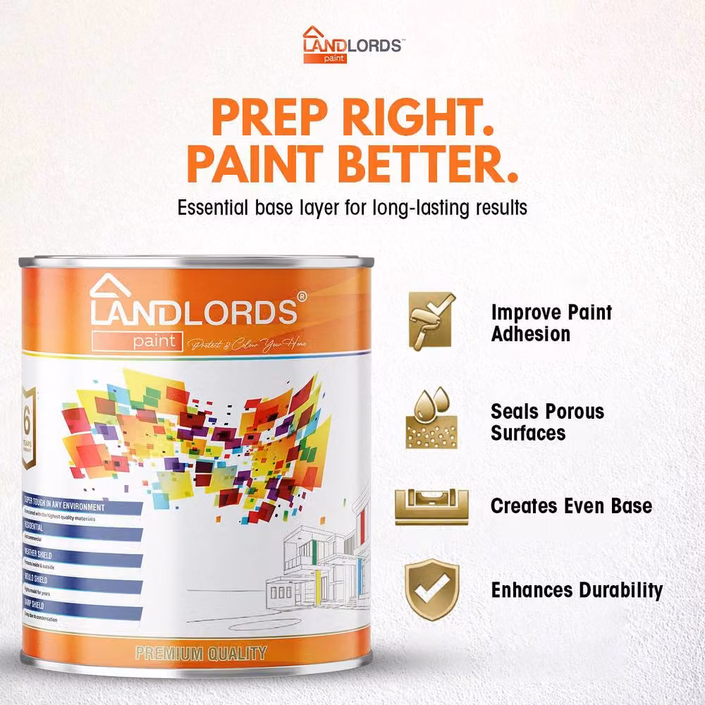 Landlords Paint Water Based Wall Primer Sealer, Transparent, 20 l – 3