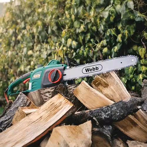 Webb WEECS402200 2200W 40cm Electric Chainsaw in Green – 2