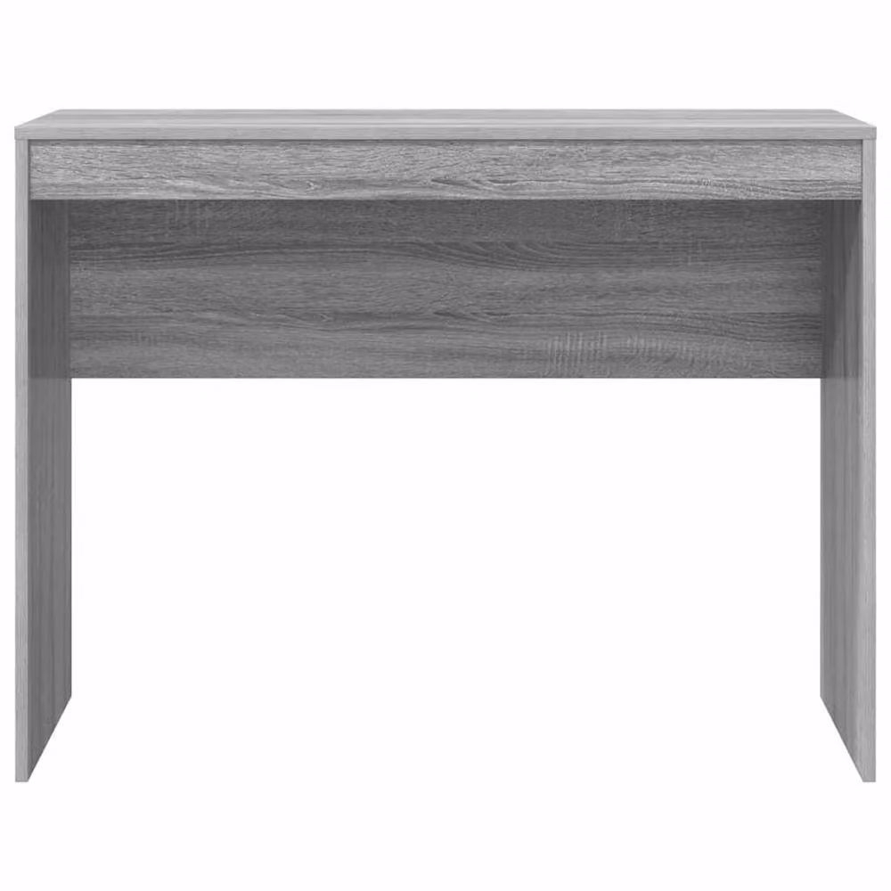 Berkfield Home Computer Desk in Grey Sonoma MDF, W/D/H: 100 x 40 x 76 cm – 4