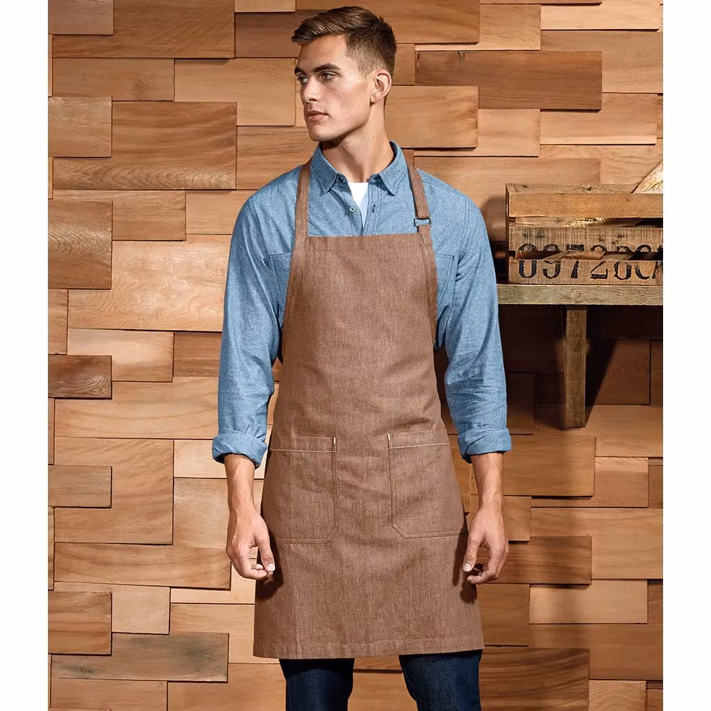 Premier Cotton Full Apron in Brown – 2