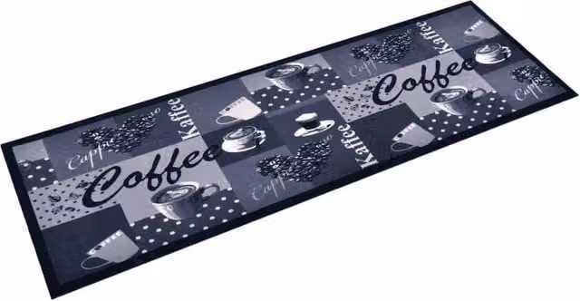 Berkfield Home Washable Non-Slip Kitchen Carpet, Blue, W: 45 cm, L: 150 cm – 1