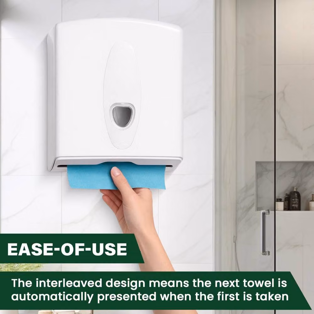 ECONX C Fold Blue Disposable 1 Ply Paper Hand Towels, Pack of 2400 – 6