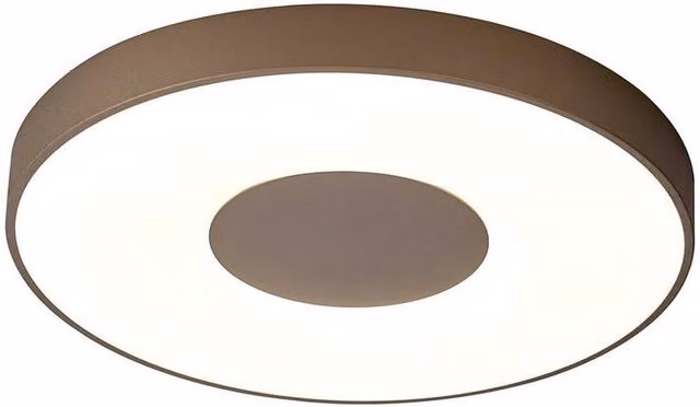 Netlighting Coin Round LED Ceiling Light, Sand Brown, 100W, 6000lm, 2700K-5000K with Remote Control