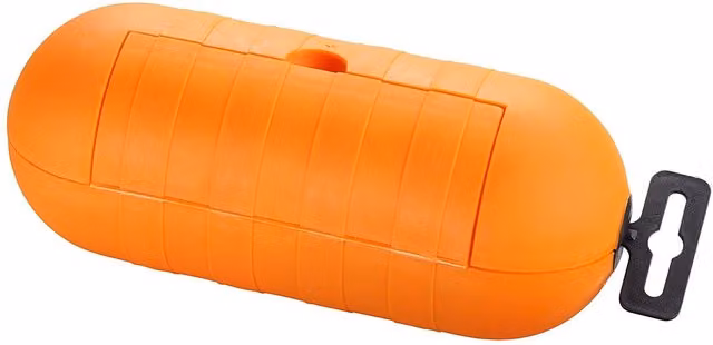 Masterplug Splashproof One Gang Socket and Plug Cover in Orange