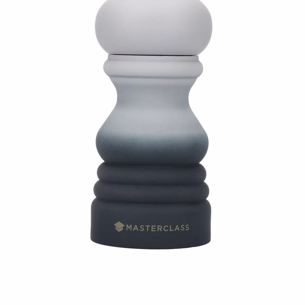 MasterClass Set of 2 Grey and Green Ombre Ceramic Salt and Pepper Mills, Height: 12 cm – 2