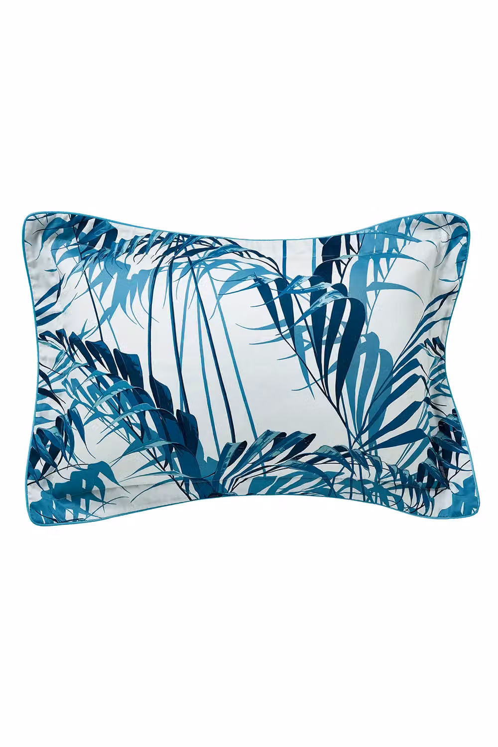 Sanderson Palm House Reversible Cotton Mako Satin Duvet Cover and Pillowcase Set in Green, W: 90 cm, L: 200 cm – 3